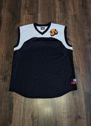 Мужская уникальная баскетбольная винтажная майкаjersey majestic nba seattle supersonics оригинал