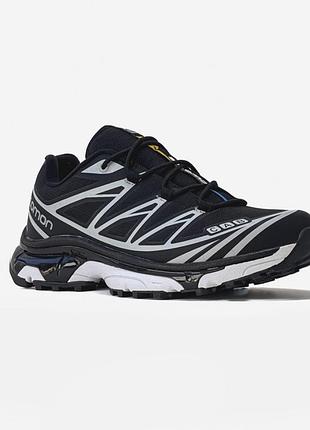 Термо кроссовки salomon xt-6 termo black/white