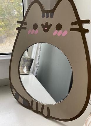 Дзеркало pusheen фігурне