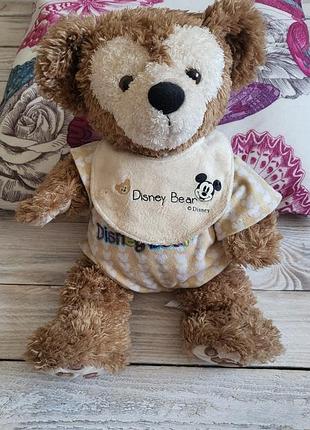 Коллекционный мягкий мишка disney bear (duffy) - my first disney bear, walt disney world