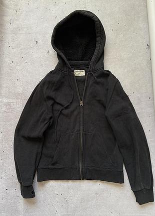 Чорне худі на блискавці (зіп-худі) zadig & voltaire