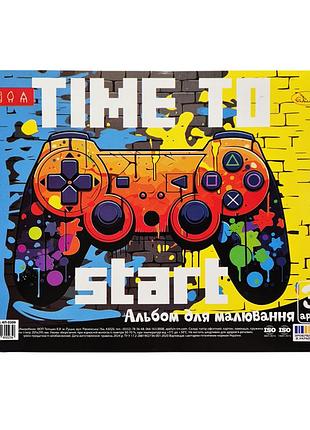 Альбом для рисования "time start" ап-0309-3, 30 листов, пружина