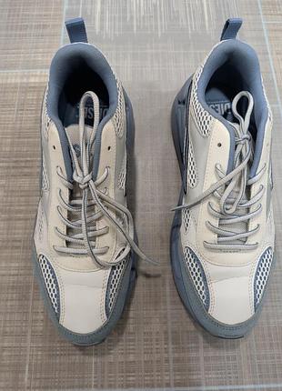 Женские кроссовки diesel s-serendipity sport, бело-голубые, 39 размер