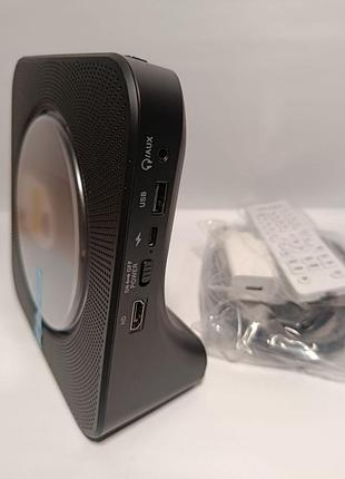 Cd-плеєр портативний настільний з bluetooth, fm-радіо та вбудованими динаміками