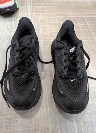 Женские кроссовки hoka clifton 997x gore-tex, черные, размер 38 2/3