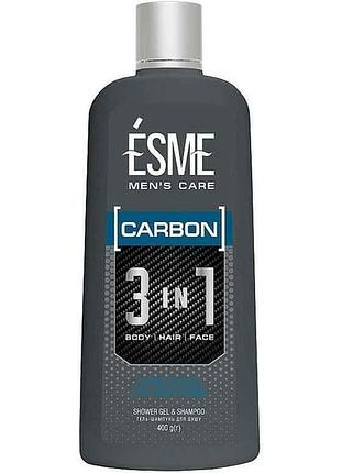 Гель для душу 400мл carbon тм esme