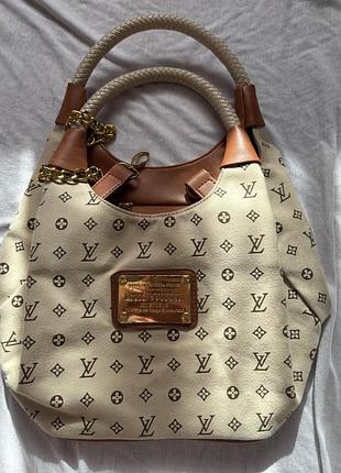 Сумочка louis vuitton бежева 7