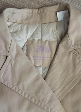 Пальто для дівчинки бежеве zara 2