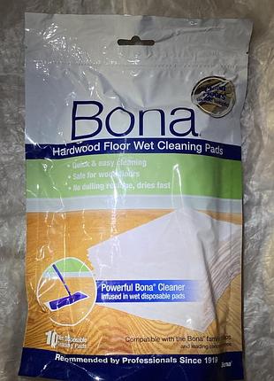 Очищуючи серветки для підлоги bona, уп. 10 од.