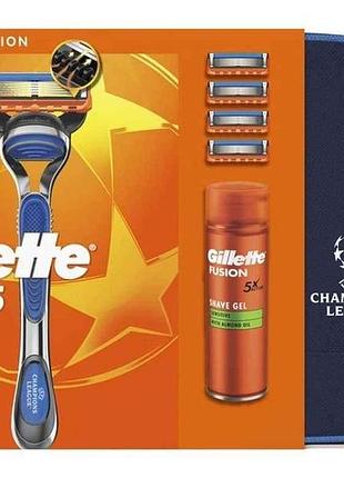 Набор подарочный для лобовиков uefa champions league special edition fusion5 тм gillette