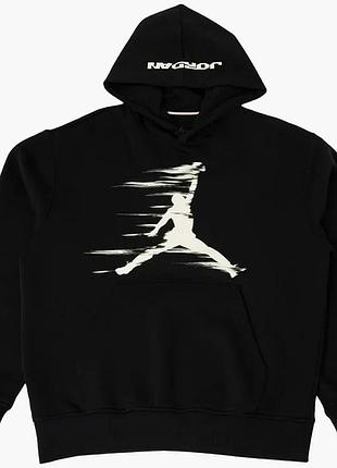 Худі чоловіче air jordan mvp fleece pullover hoodie black fv7227-010