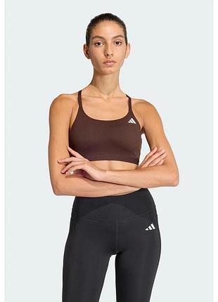 Спортивний топ бра жіночий adidas optime essentials workout light support bra