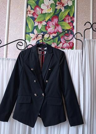 Стильний якісний чорний піджак next tailoring. 3