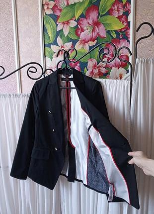 Стильний якісний чорний піджак next tailoring. 4