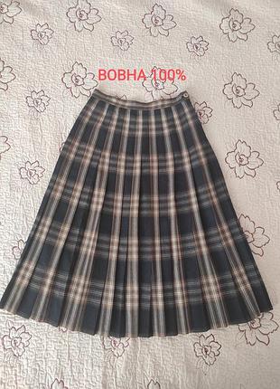Вовняна спідниця viyella,100% вовна