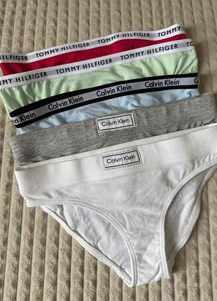 Труси для дівчаток calvin klein, tommy hilfiger, 8-10 років, набір