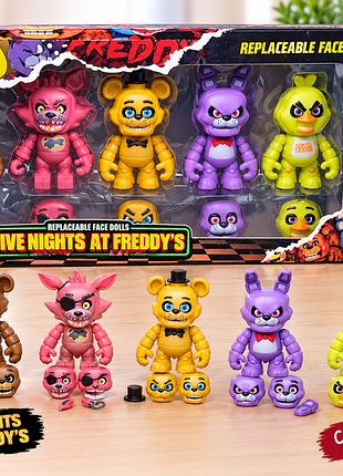 Игровой набор five nights at freddys 5 шт.
набор фигурок funko snaps! five nights at freddy’s. фредди, бонни, чики, фокси