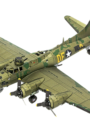 Металевий 3d конструктор бомбардувальник b-17 літаюча фортеця