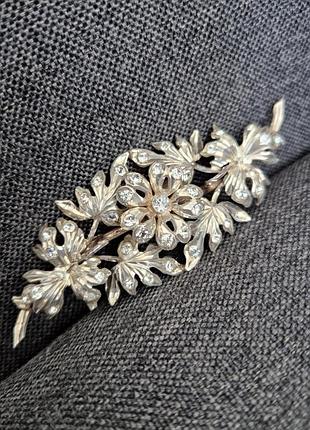 Серебряная брошь из серебра 925