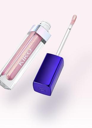 Блиск для губ kiko milano lumiverse holographic lip gloss - 03 pink illusion