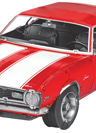 Металлический 3d конструктор "автомобиль chevrolet camaro 1968 z/28"