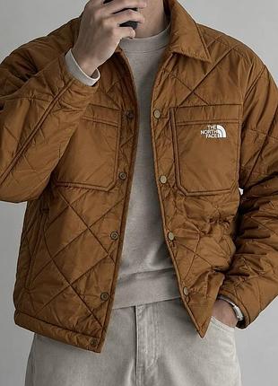 Чоловіча стьобана куртка сорочка the north face tnf xl 🛍️1+1=3🛍️