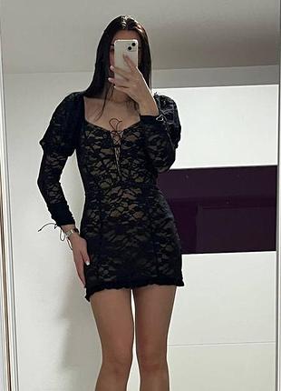 Спокуслива чорна сукня від victoria’s secret