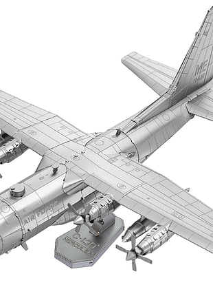 Металевий 3d конструктор "літак c-130 hercules"
