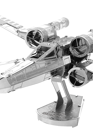 Металлический 3d конструктор star wars x-wing star fighter