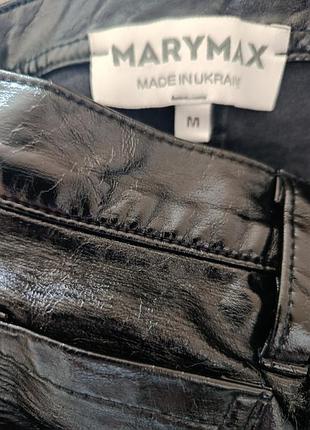 Брюки с кожзама 6