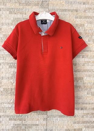 Футболка 👕 з комірцем теніска поло tommy hilfilger 7-8 років, 128 см