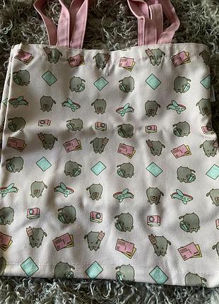 Шопер для жінок sinsay pusheen рожевий бавовна