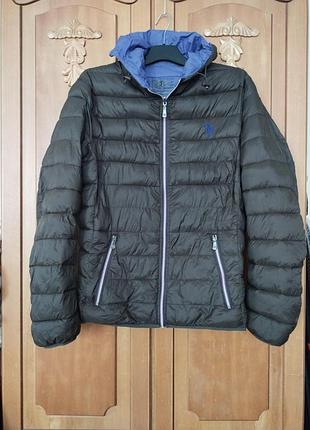 Чоловіча стьобана двостороння куртка бренду u.s. polo assn  xl
