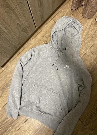 Оригінальне худі nike m / сіра толстовка найк