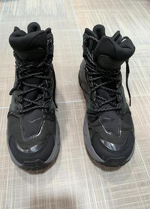 Женские треккинговые ботинки hoka anacapa midOPx gore-tex, черные, 38 размер