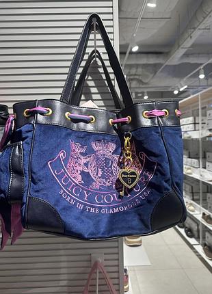 Сумка жіноча juicy couture синя повсякденна