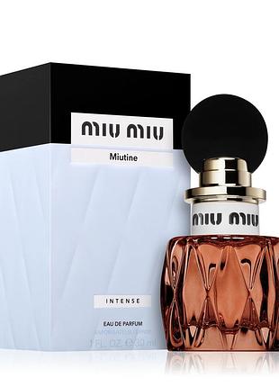 Miu miu - miutine intense пррбник оригинал