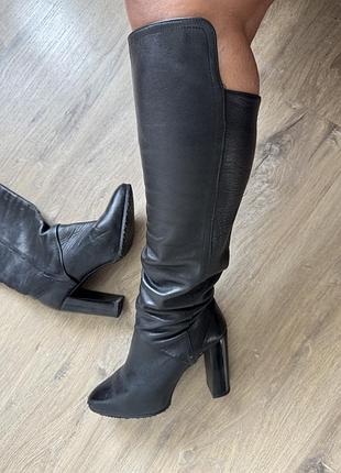 Zara чоботи стильні демісезон сапоги