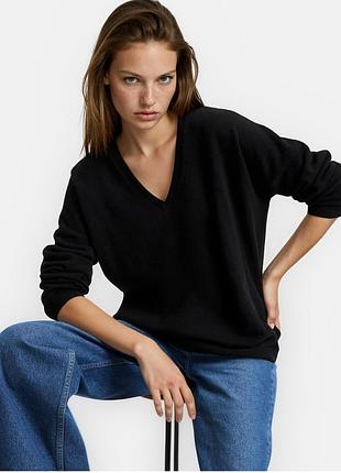 Кашеміровий светр чорного кольору jasper conran