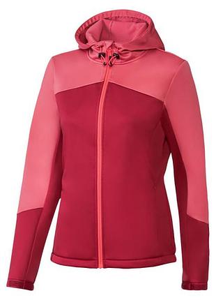 Куртка softshell (софтшел) водоотталкивающая и ветрозащитная для женщины rocktrail dope dyed 375489 m бордовый