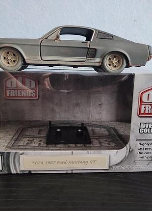 Коллекционная металлическая модель ford mustang 1967 1:24 maisto old friend
