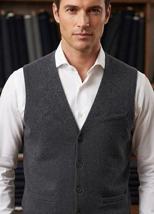 Трикотажный жилет gutteridge. cotton, silk, cashmere. размер l