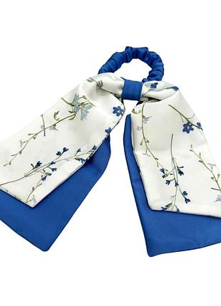 Резинка для волос с хвостиками из искусственного шелка, маленькая
