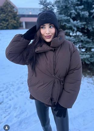 Куртка пуффер зима zara