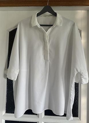 Cos блуза белая оверсайз 3