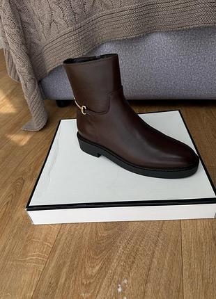 Черевики жіночі steve madden коричневі, довжина устілки 25,5 см, шкіра