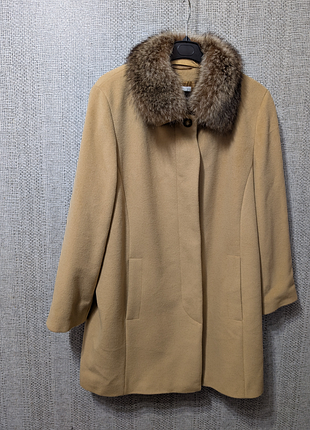Пальто delmod l xl кашемир шерсть отличное состояние