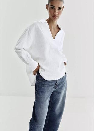 Біла сорочка zara