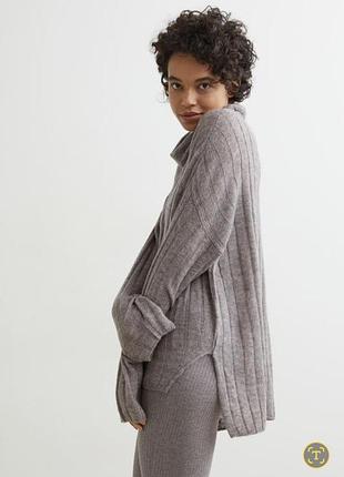 Свитер свободного кроя с шерстью h&amp;m