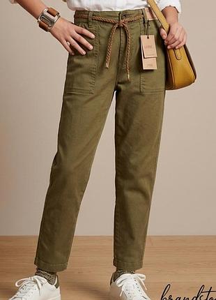 Новые брюки zara на 11-12 лет 152 см брюки хаки